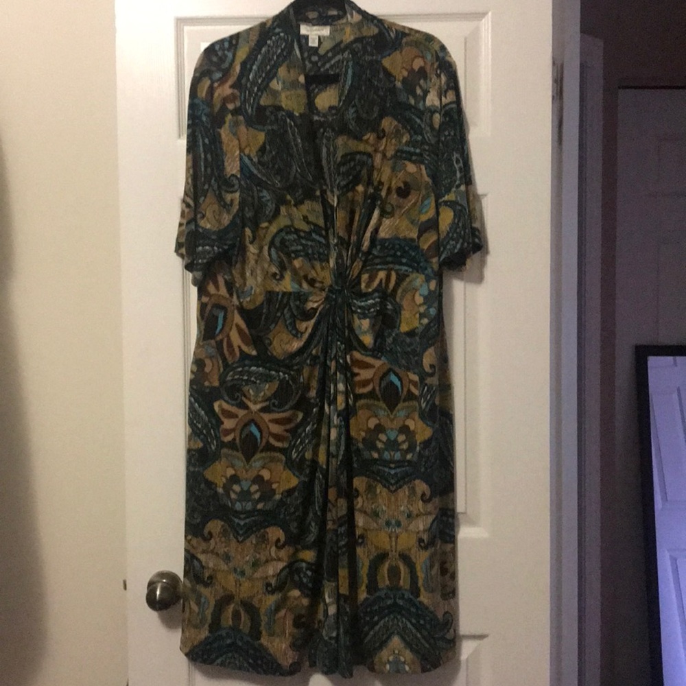 Women’s Dress Barn Multicolor Print Dress (20)